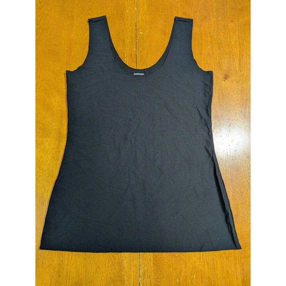 Nordstrom Women’s Shapewear Tank Top Small Black Compression Camisole Shaper S